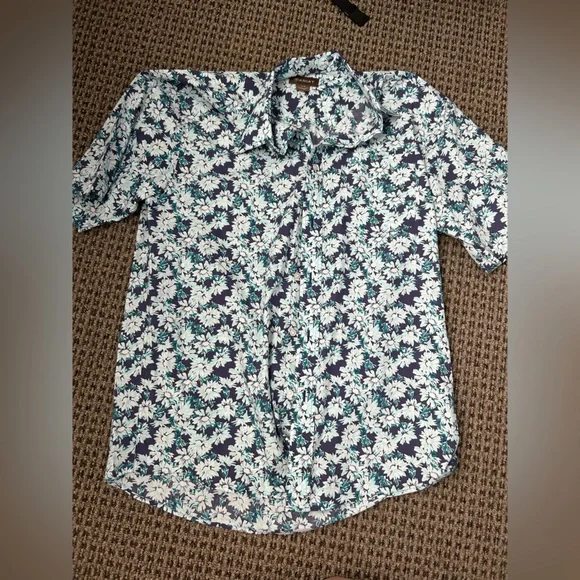 Ariat men's floral sunflower polo - Picture 2 of 4